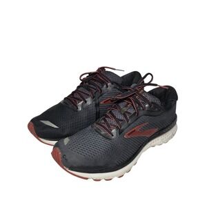 Brooks Adrenaline GTS 20 Mens 11.5 Running Shoes Black Red Stability Sneaker SB2